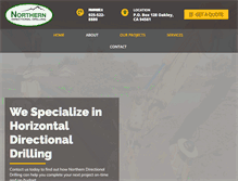 Tablet Screenshot of northerndirectional.com